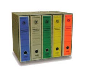 REGISTRATORE PROTOCOLLO D. 8 GIALLO Foto prodotto