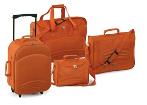SET VIAGGIO 4 PREZZI IN COLORE ARANCIO Foto prodotto